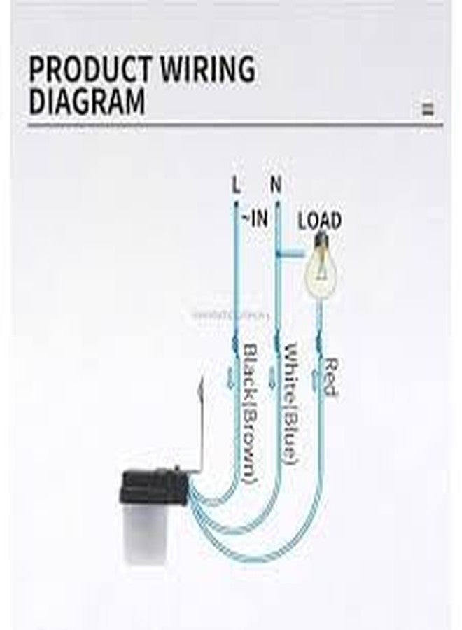 MAXWELL MX 301 220 V Automatic Light on Off Photocell, LDR Sensor Switch Day Night Switch for Lighting Control for Grden Light, Street Lights, Sign Board - Pack of 4 - Image 4